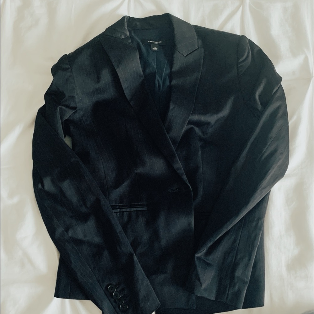 Ann Taylor Slight pinstripe blazer